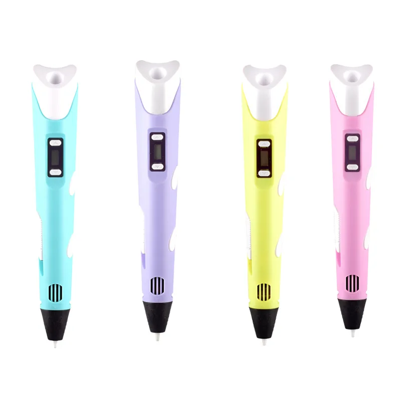 3D Printing Pen For Kids - 3Dペン DIY 描画ペン LCDスクリーン付き PLAフィラメント対応 おもちゃ