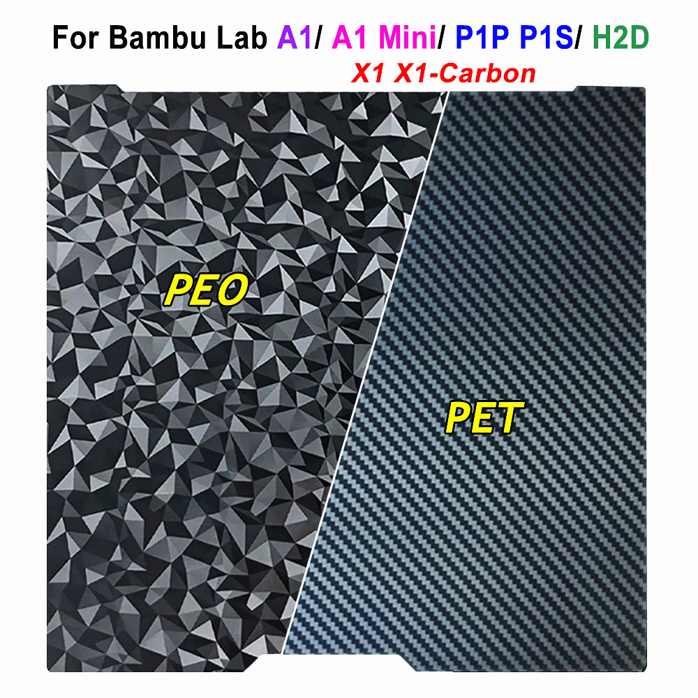 3D Printing Bambu Lab - PET PEO シート Bambu Lab A1/A1