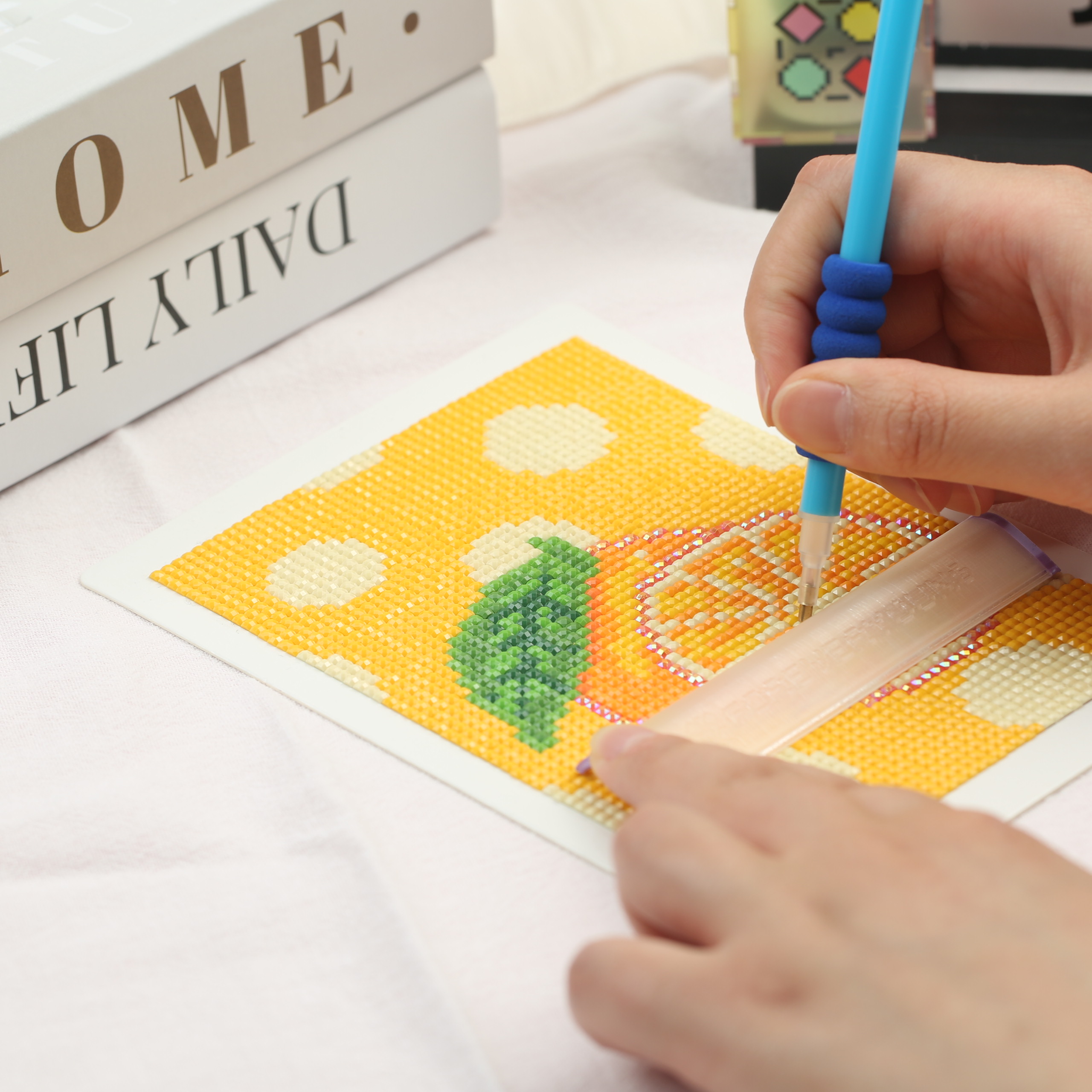 3D Printing Resin - 永遠の若さ ダイヤモンドペインティング定規 - きれいなダイヤモンド塗布のための3Dプリントダイヤモンドペインティングツール