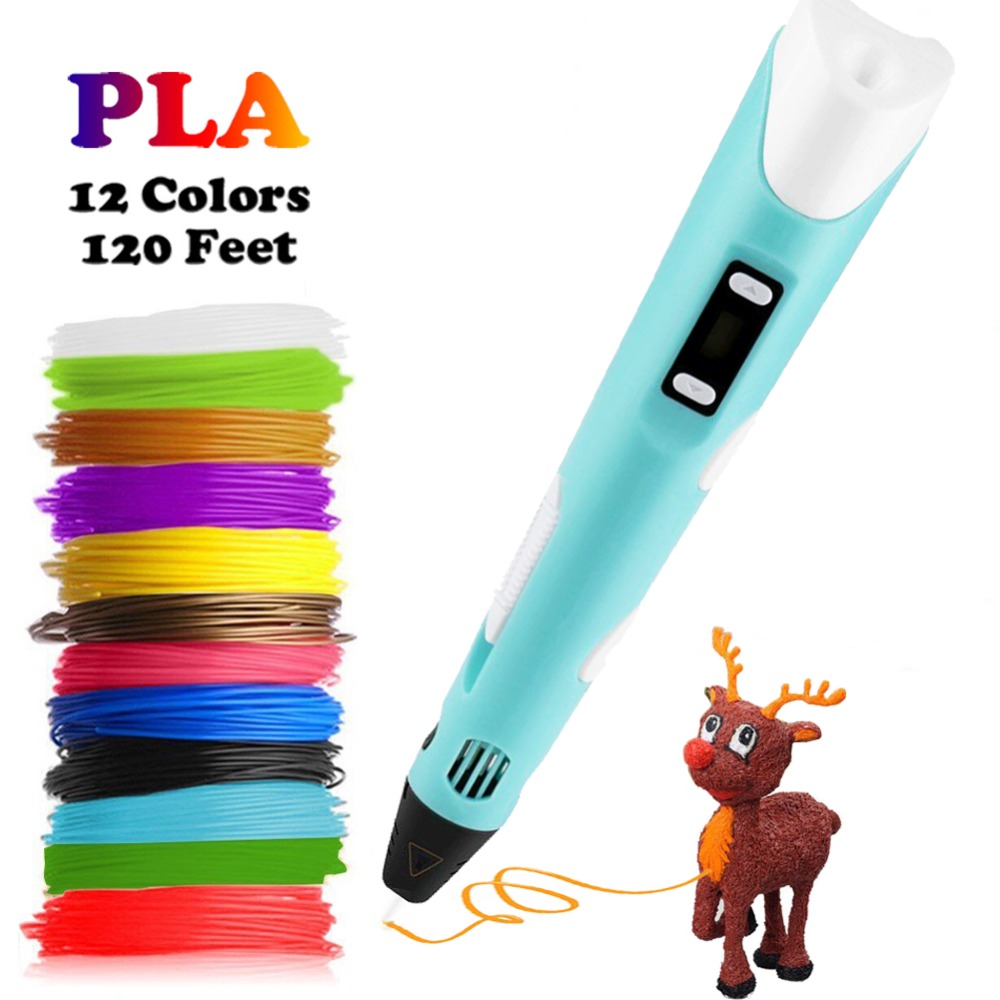 3D Printing Pen For Kids - Dikale 3D ペン LED スクリーン DIY