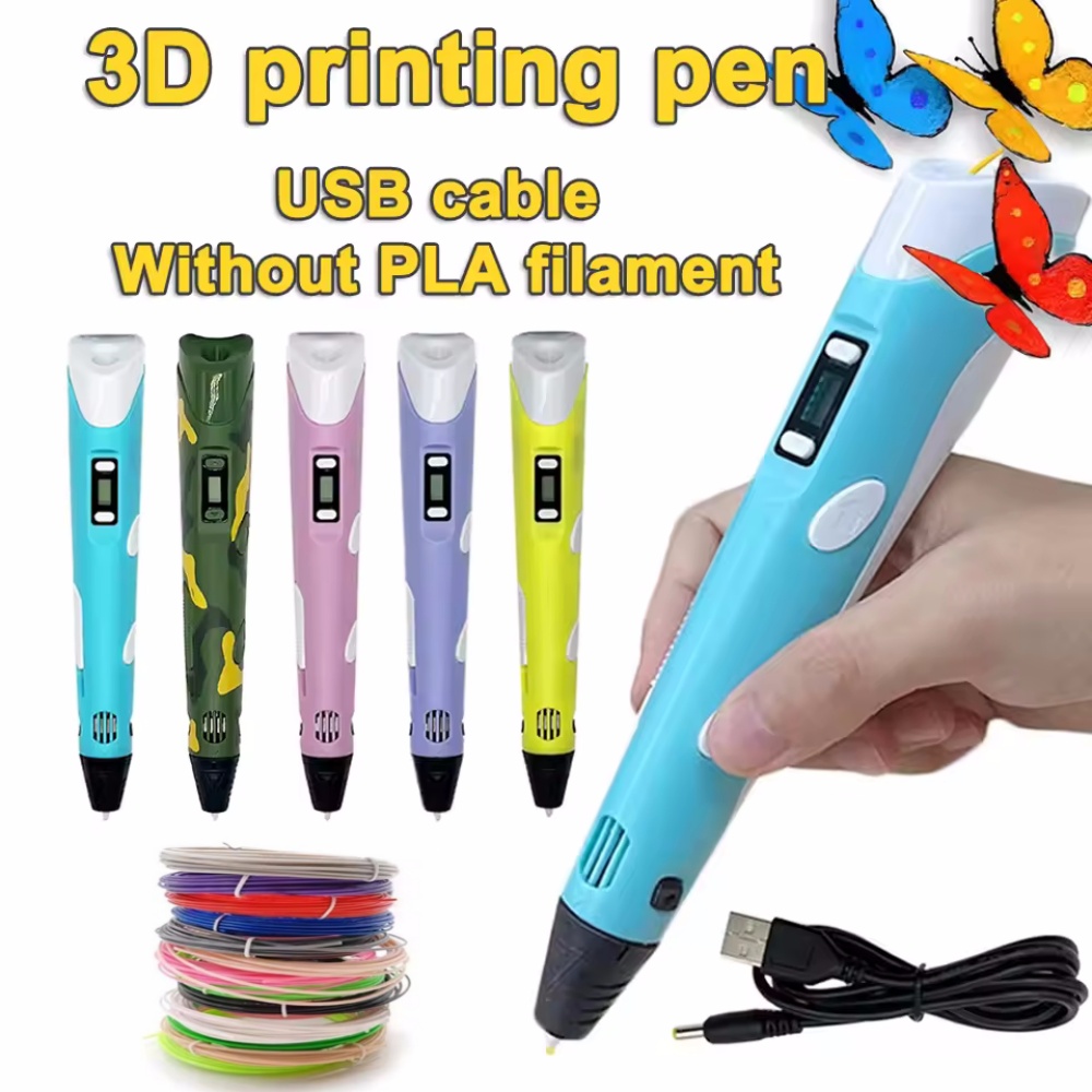 3D Printing Pen For Kids - 3Dペン 子供用 3Dプリント描画ペン DIY楽しいセット 子供向け 誕生日