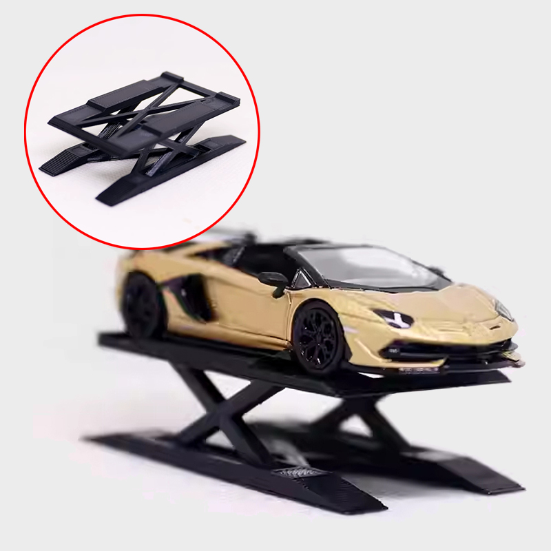 3D Printing Diecast Cars - 10 セット 3D プリント単層フレームモデル 1/64 スケールダイキャストカーミニチュアガレージスタンドシリーズシミュレーションシーンアクセサリー