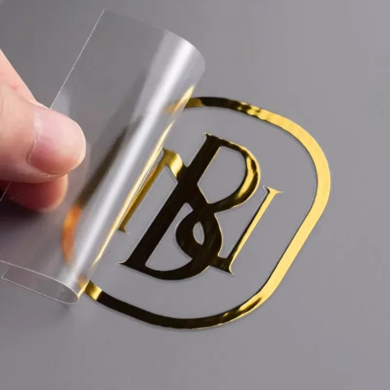 3D Printing Quote - 100枚入り カスタム転写3Dステッカー 特殊金銀UVプリントステッカー 会社ロゴ 結婚式用 パーソナライズ転写ステッカー