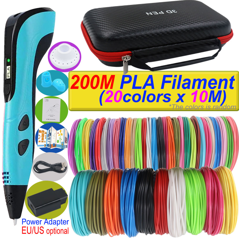 3D Printing Pen For Kids - 2026 新しい 3D 印刷ペン DIY 立体絵画子供のおもちゃ液晶画面電源アダプタ