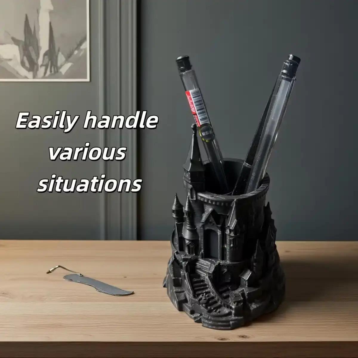 3D Printing Holder - ハリー・ポッター ダークスタイル ペンホルダー 3Dプリント クリエイティブ ペンカップ