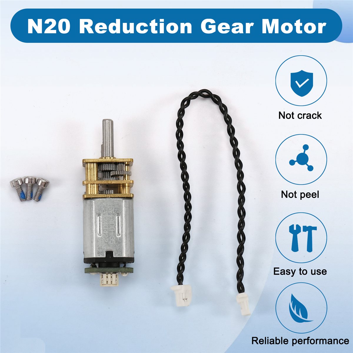 3D Printing Output - A49T N20 減速ギアモーター N20 10D 直出力軸モーター