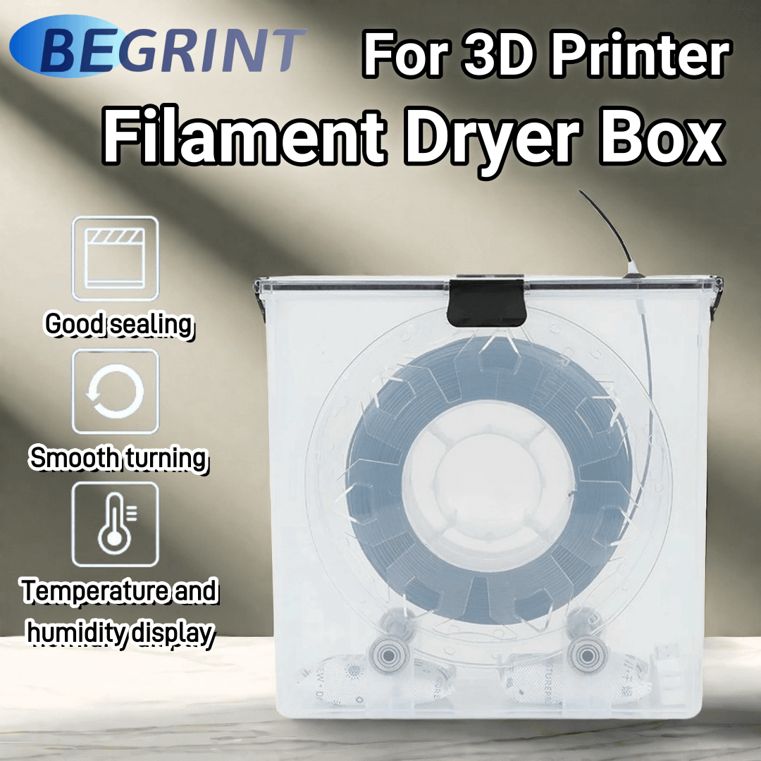 3D Printing Deck Box - BEGRINT 3D プリンタフィラメントドライヤーボックス気密性と耐湿性リアルタイム監視 3D プリンタ PLA