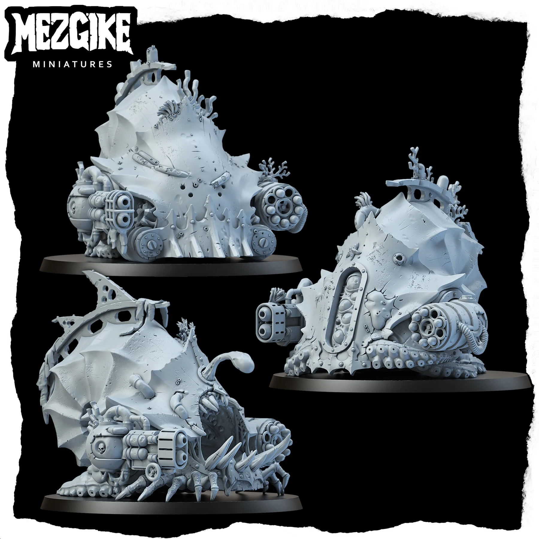 デスシェルクローラー ミニチュア、プロキシフィギュア、ペスト - 3D Printing Resin のレビューと価格