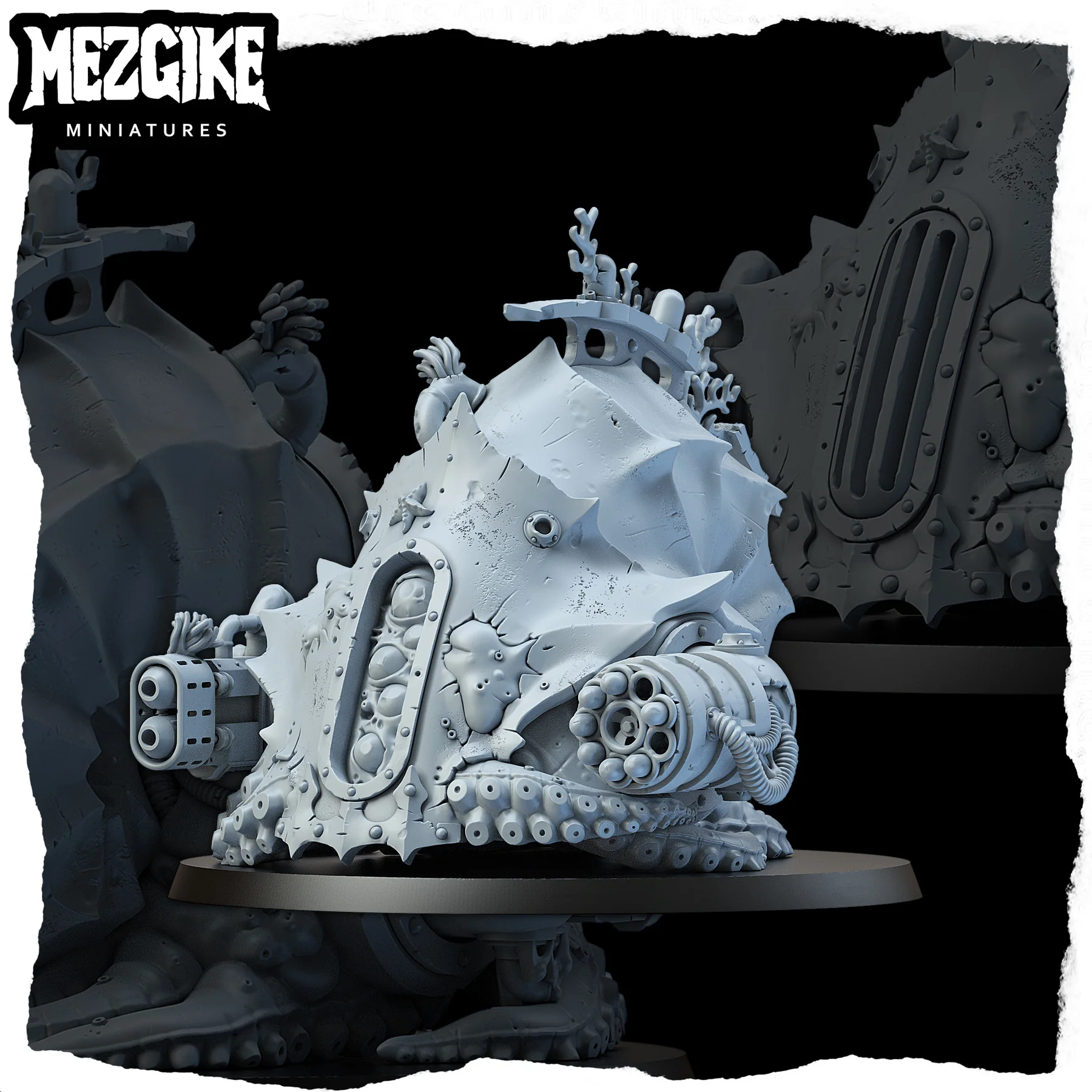 デスシェルクローラー ミニチュア、プロキシフィギュア、ペスト - 3D Printing Resin のレビューと価格
