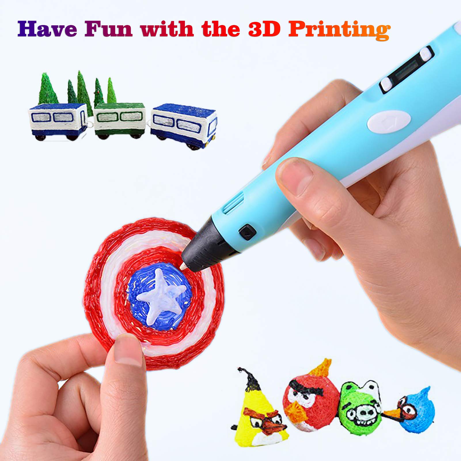 40/32/30 色 PLA フィラメント 3D ペン印刷用 - 3D Printing Pen For Kids のレビューと価格