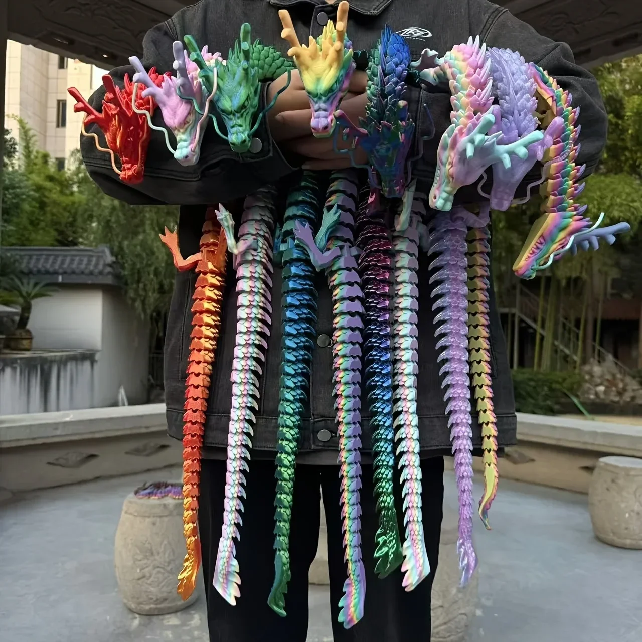 90cm 3Dプリント中国龍フィギュア、可動式ドラゴンオーナ - 3D Printing Dragon のレビューと価格