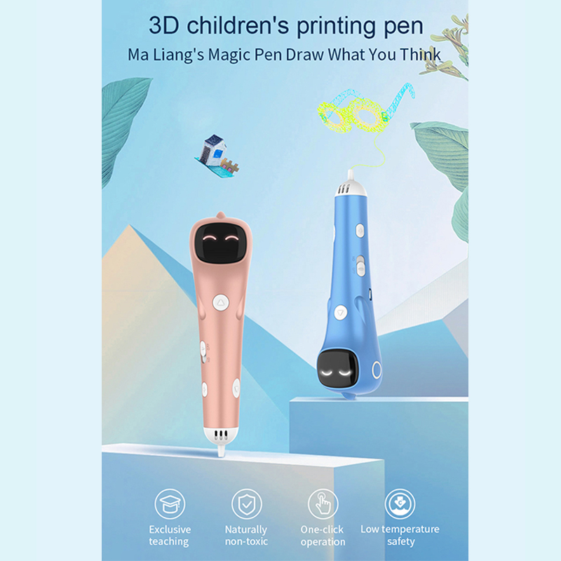 子供用DIY落書き描画ペン 3Dペン デジタルスクリーン 火 - 3D Printing Pen For Kids のレビューと価格