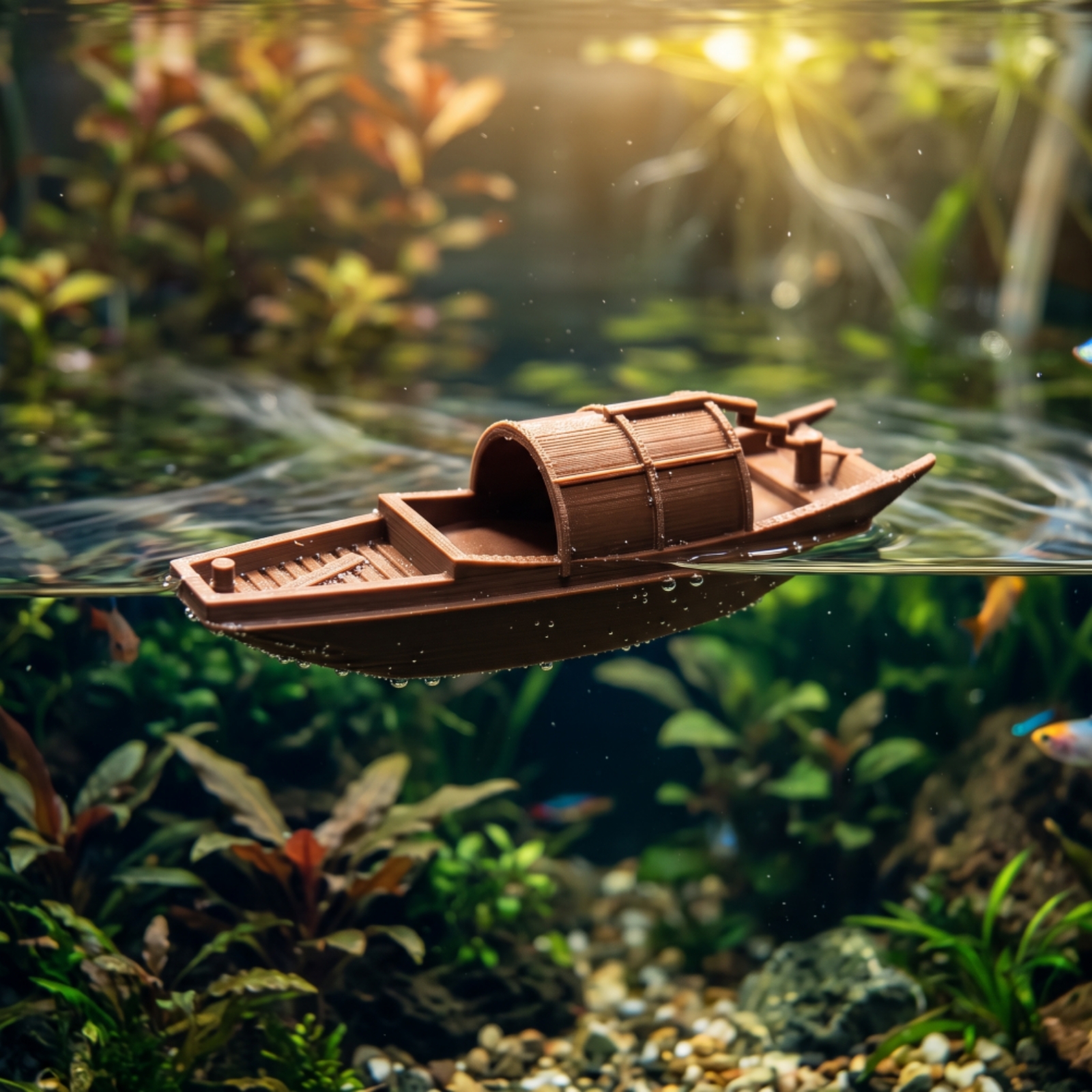 フローティングボート コンパクト水槽ボートデコレーション 長 - 3D Printing Resin のレビューと価格