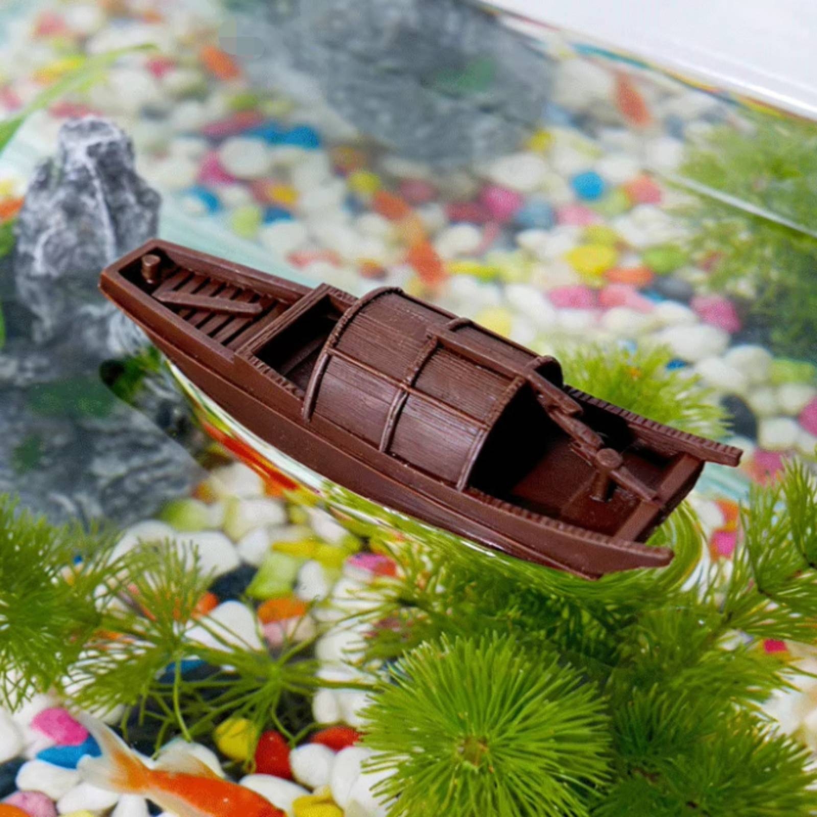 フローティングボート コンパクト水槽ボートデコレーション 長 - 3D Printing Resin のレビューと価格