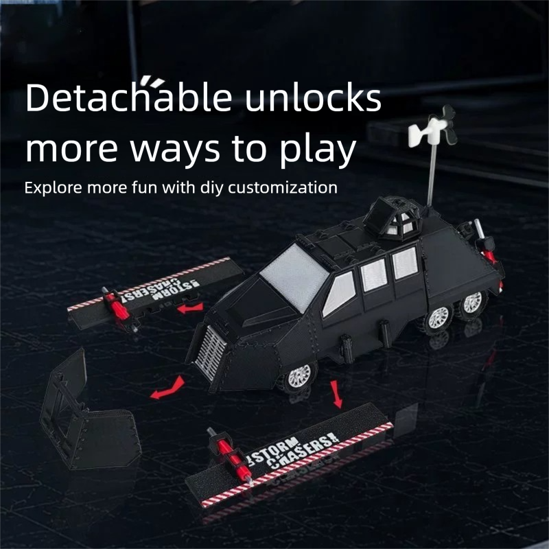 ストームチェイサーTIV2トルネードインターセプター車両モデ - 3D Printing Diecast Cars のレビューと価格