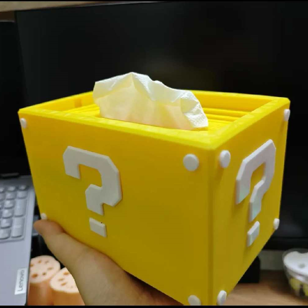 3Dプリントチーズ型ティッシュボックス、自動下降デザイン付き - 3D Printing Questions のレビューと価格