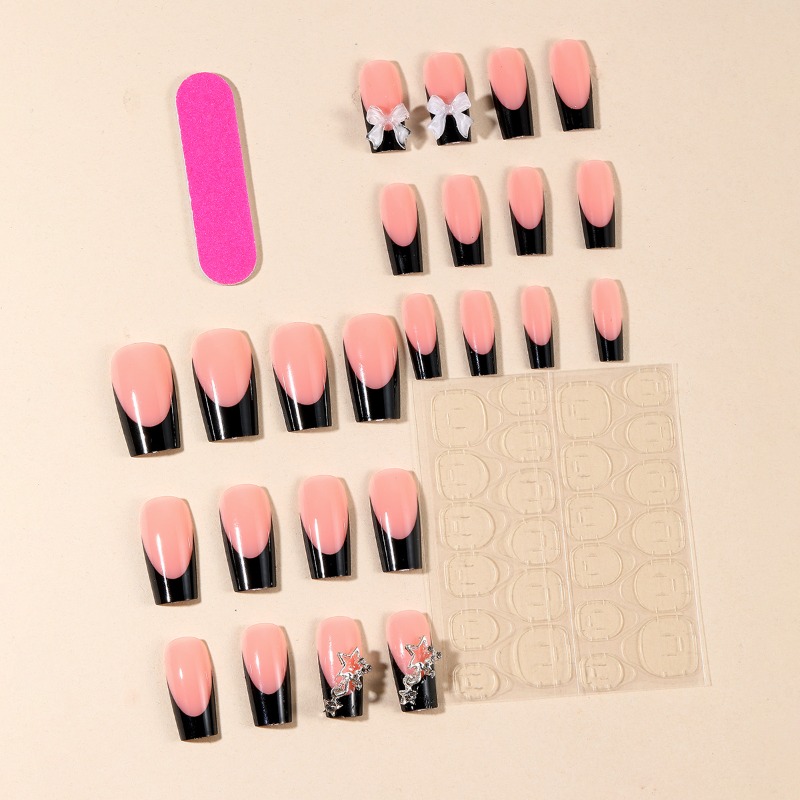 24個入りサマーロングプレスオンネイル、安価なミニマリストプ - 3D Printing Nails のレビューと価格