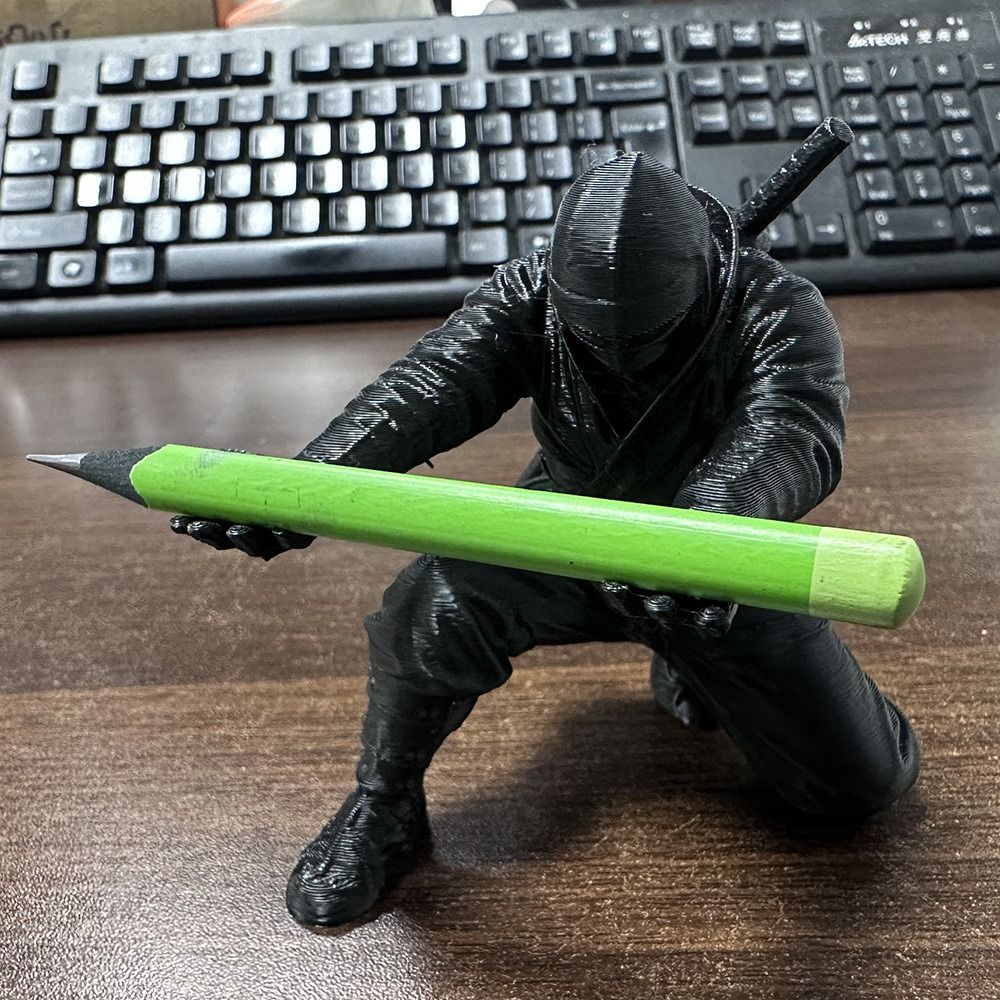 絶妙な面白い忍者オーナメント、創造的な多機能3Dプリント戦士 - 3D Printing Holder のレビューと価格