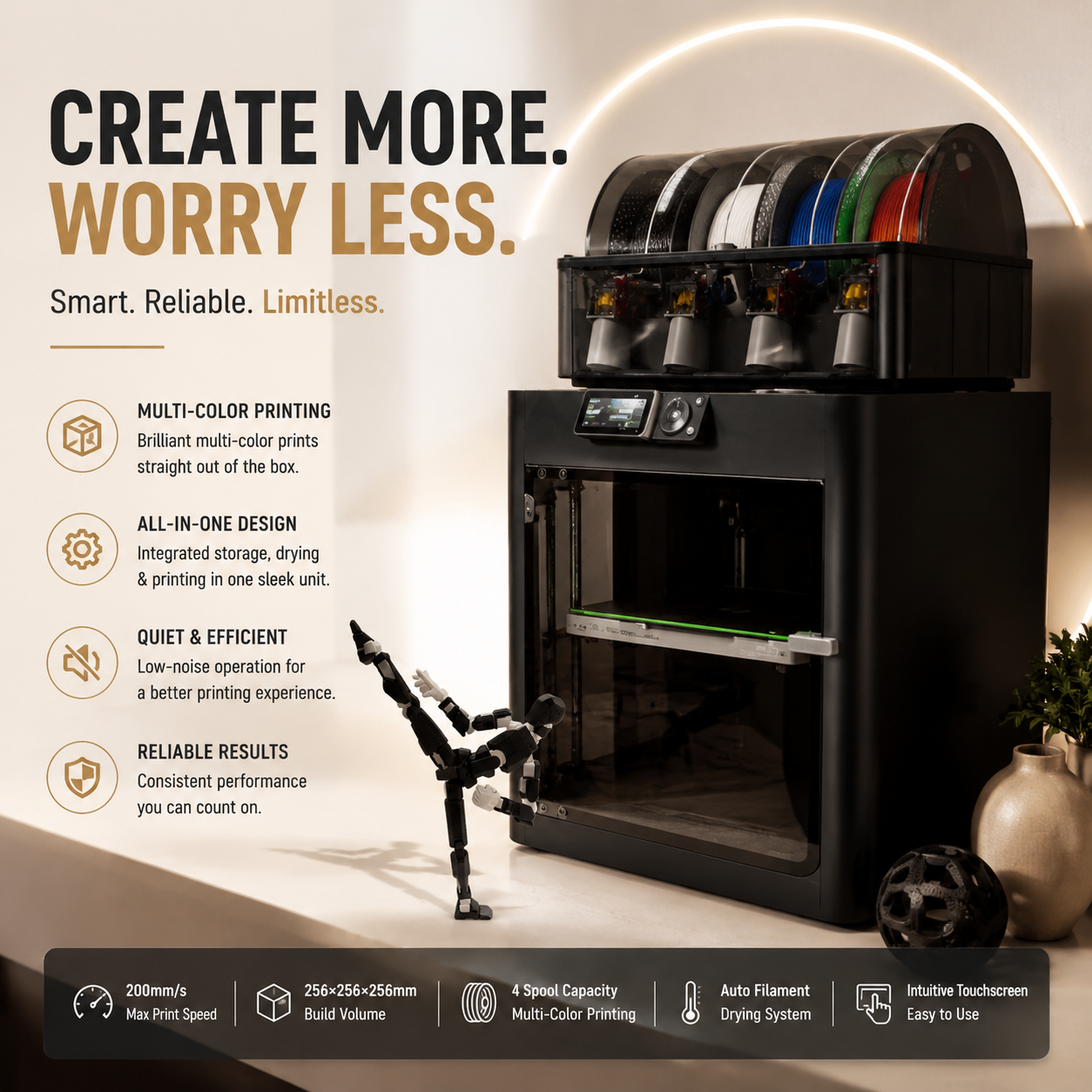 オリジナル Bamboo Lab P1S コンボ 3Dプリン - 3D Printing Laboratory のレビューと価格