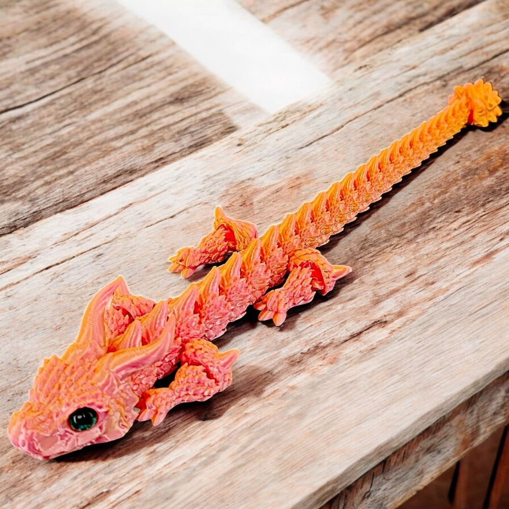 シミュレートされた目を持つ3Dプリントドラゴン一体成型レーザ - 3D Printing Dragon のレビューと価格
