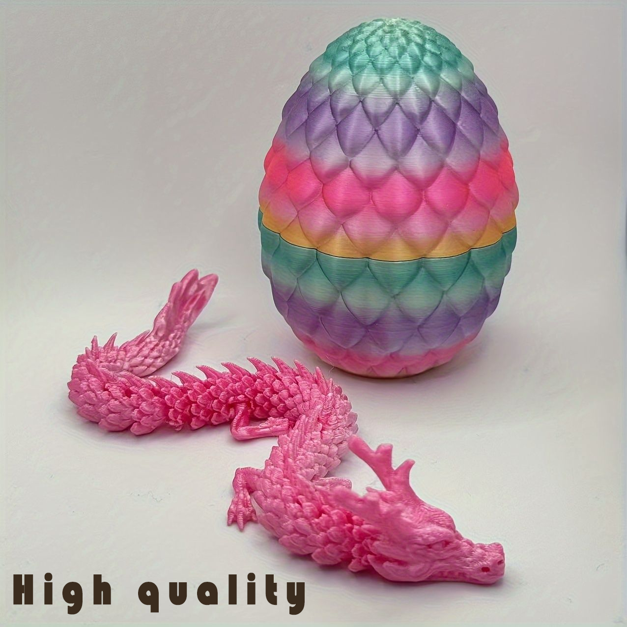 2025年、3D 15cm 中国の人気玩具、カラフルなドラゴ - 3D Printing Dragon のレビューと価格