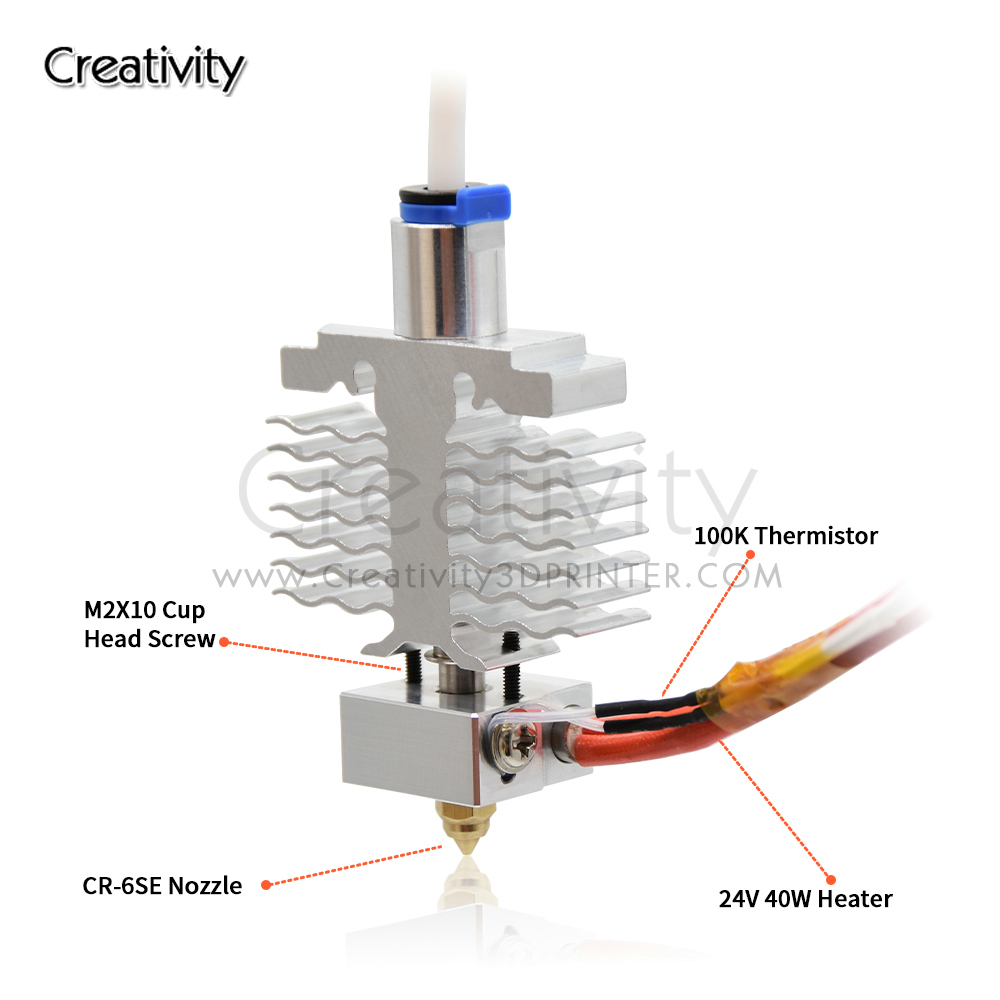 3Dプリンター用のすべての金属ホットエンドキット,組み立てら - Ender 3 Upgrade Kit のレビューと価格