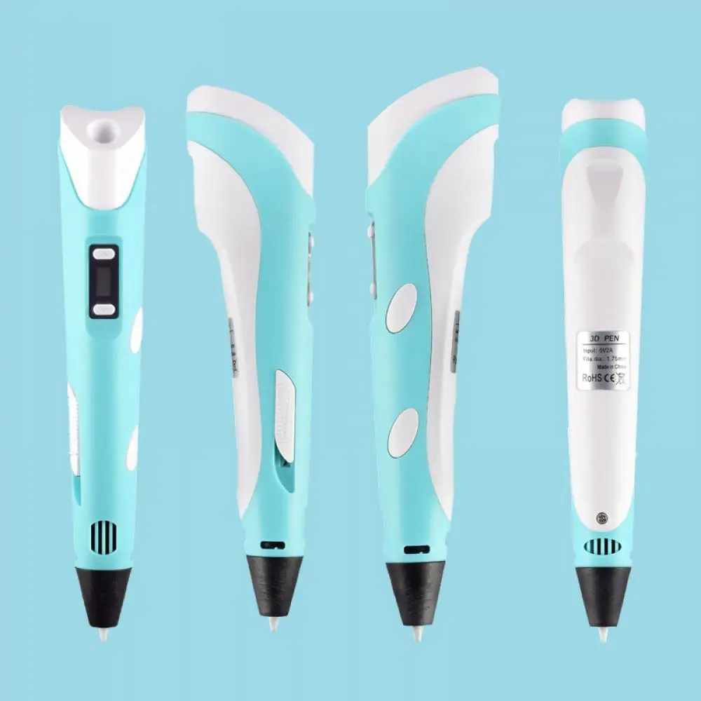 3Dペン DIY 描画ペン LCDスクリーン付き PLAフィ - 3D Printing Pen For Kids のレビューと価格