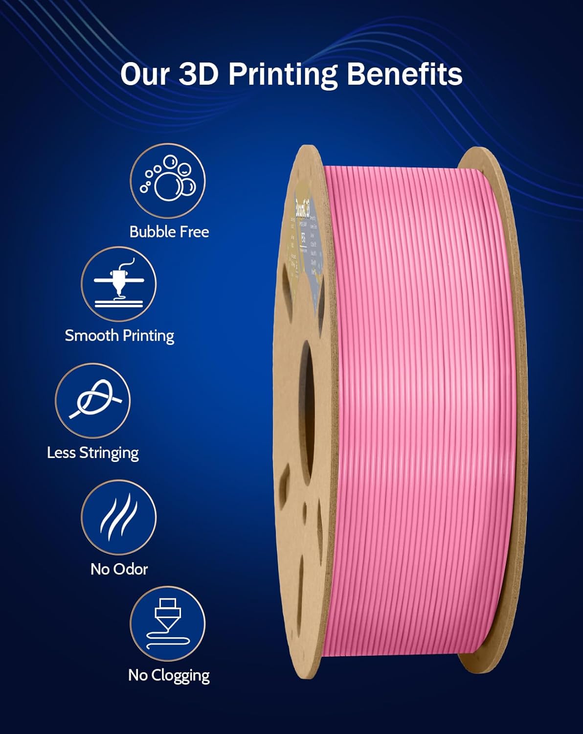 TPUピンク 3Dプリンターフィラメントバンドル 1.75m - Pla Filament 1.75Mm のレビューと価格