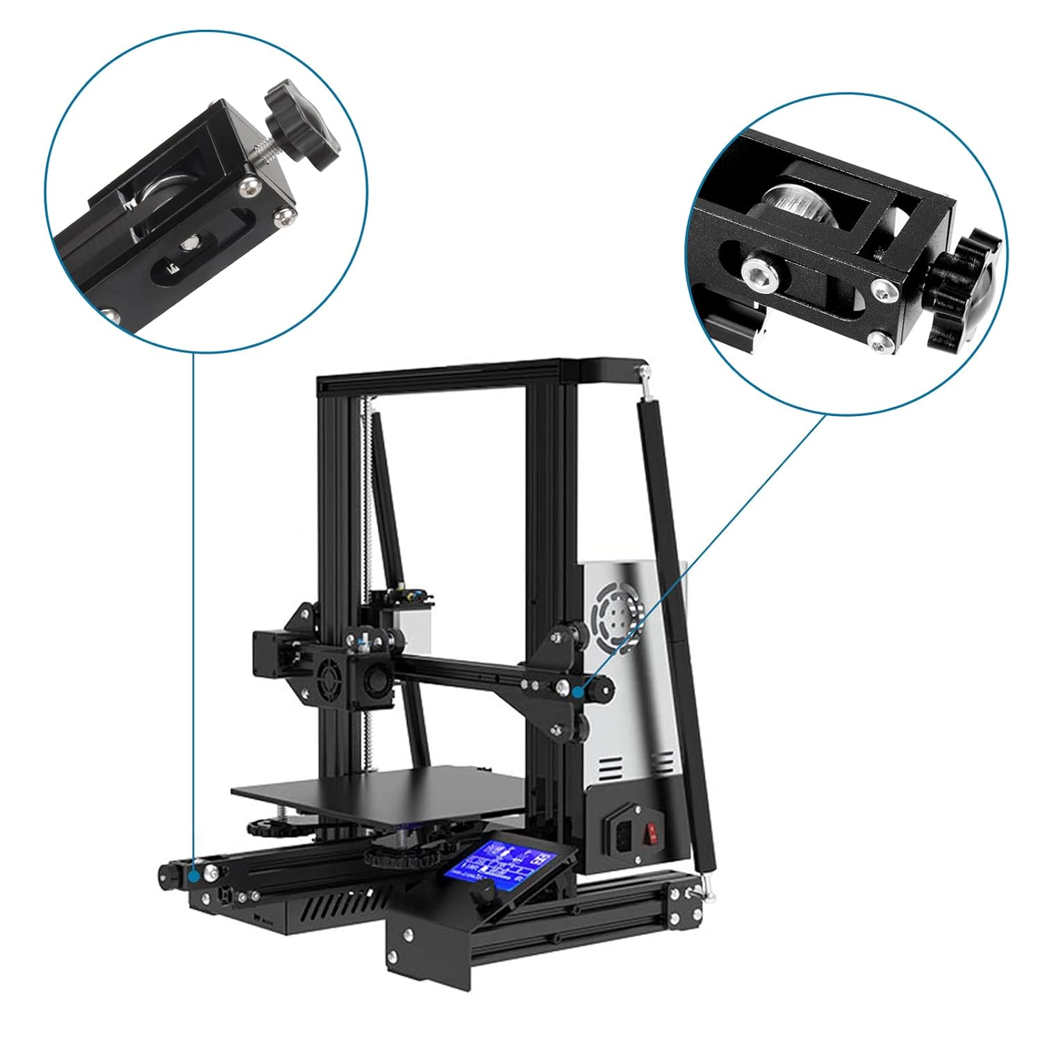 Creality Ender 3/CR10 ベルトテンショナ - 3D Printing X Axis のレビューと価格