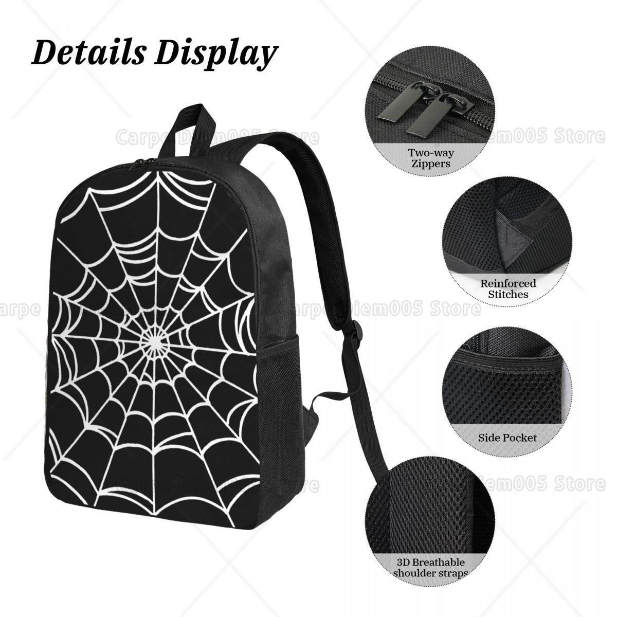 ブラック ウェブ スパイダー プリント バックパック セット - 3D Printing Pen For Kids のレビューと価格