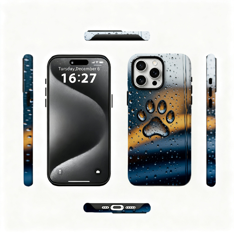 2 in 1 パウプリントフォンケース iPhone 12  - 3D Printing Quote のレビューと価格