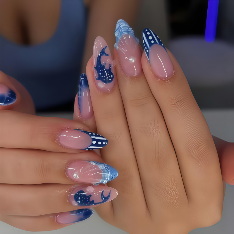 24枚入り韓国風3Dフラワーグラデーション人工爪は、女性の日 - 3D Printing Nails のレビューと価格