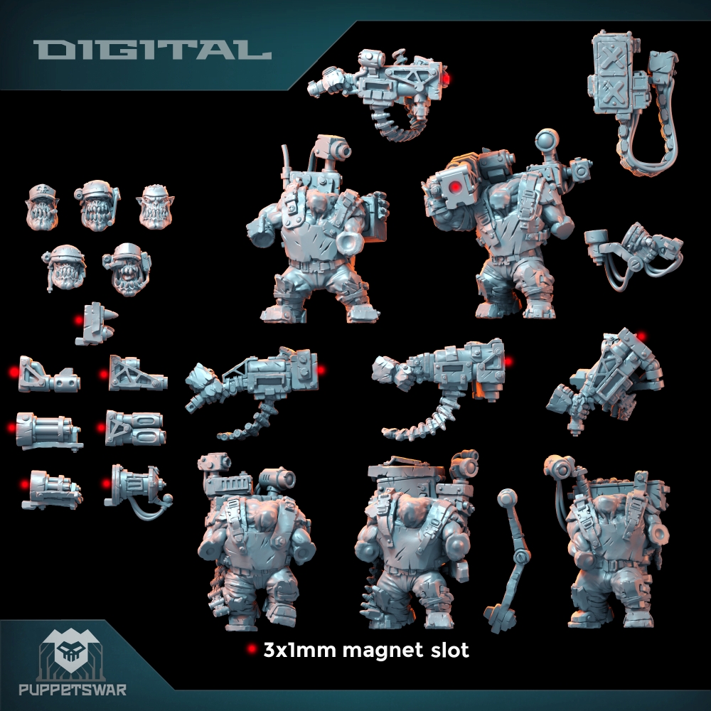 Orc Ultimate Badasses Squad、グリ - 3D Printing Resin のレビューと価格