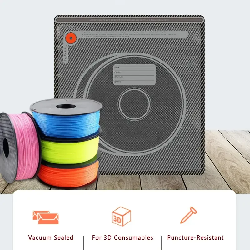 アップグレード版黒色真空フィラメント収納袋、PLA/ABS/ - Petg Filament のレビューと価格