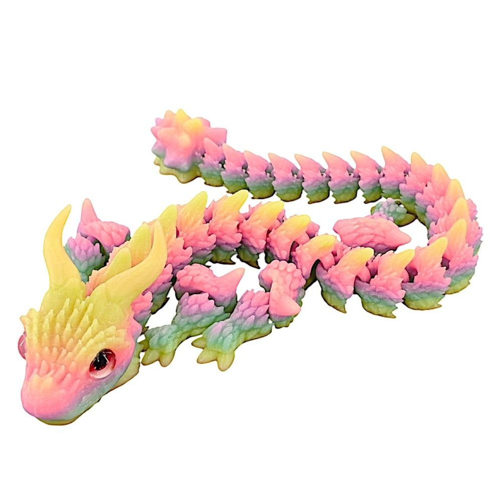 シミュレートされた目を持つ3Dプリントドラゴン、中国龍、レー - 3D Printing Dragon のレビューと価格