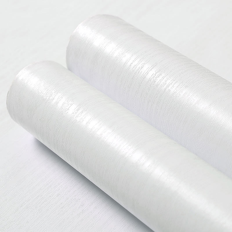 純白の木目自己粘着壁紙クローゼット防水 PVC ビニール寝室 - 3D Printing Quote のレビューと価格