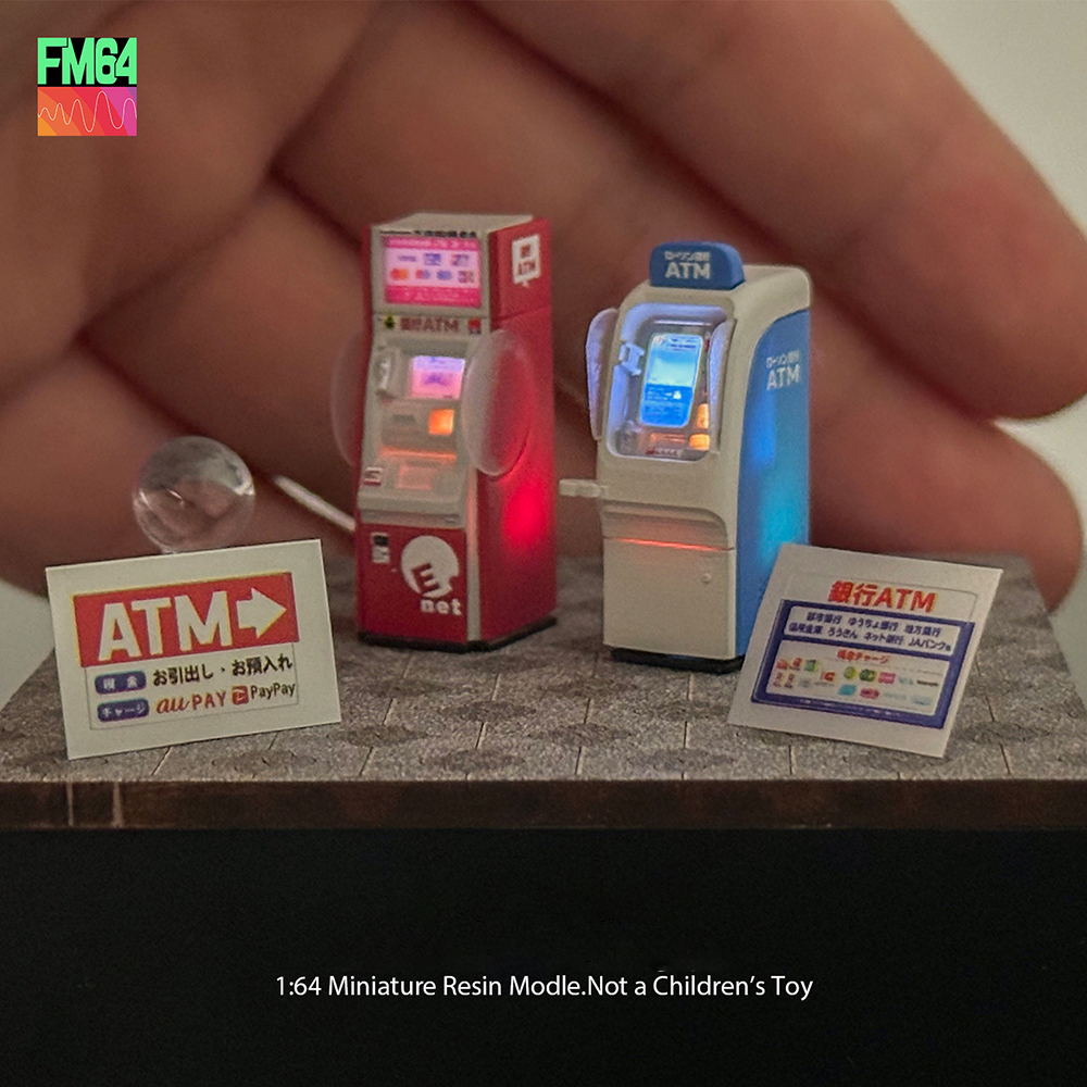 Kicarmod 1:64 コンビニATMマシン 3Dプリン - 3D Printing Diecast Cars のレビューと価格