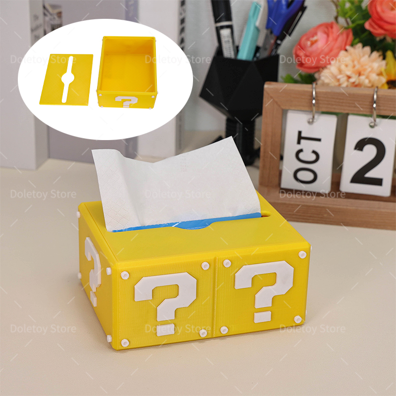 3Dプリントペーパータオルケースクエスチョンマークブロックテ - 3D Printing Questions のレビューと価格