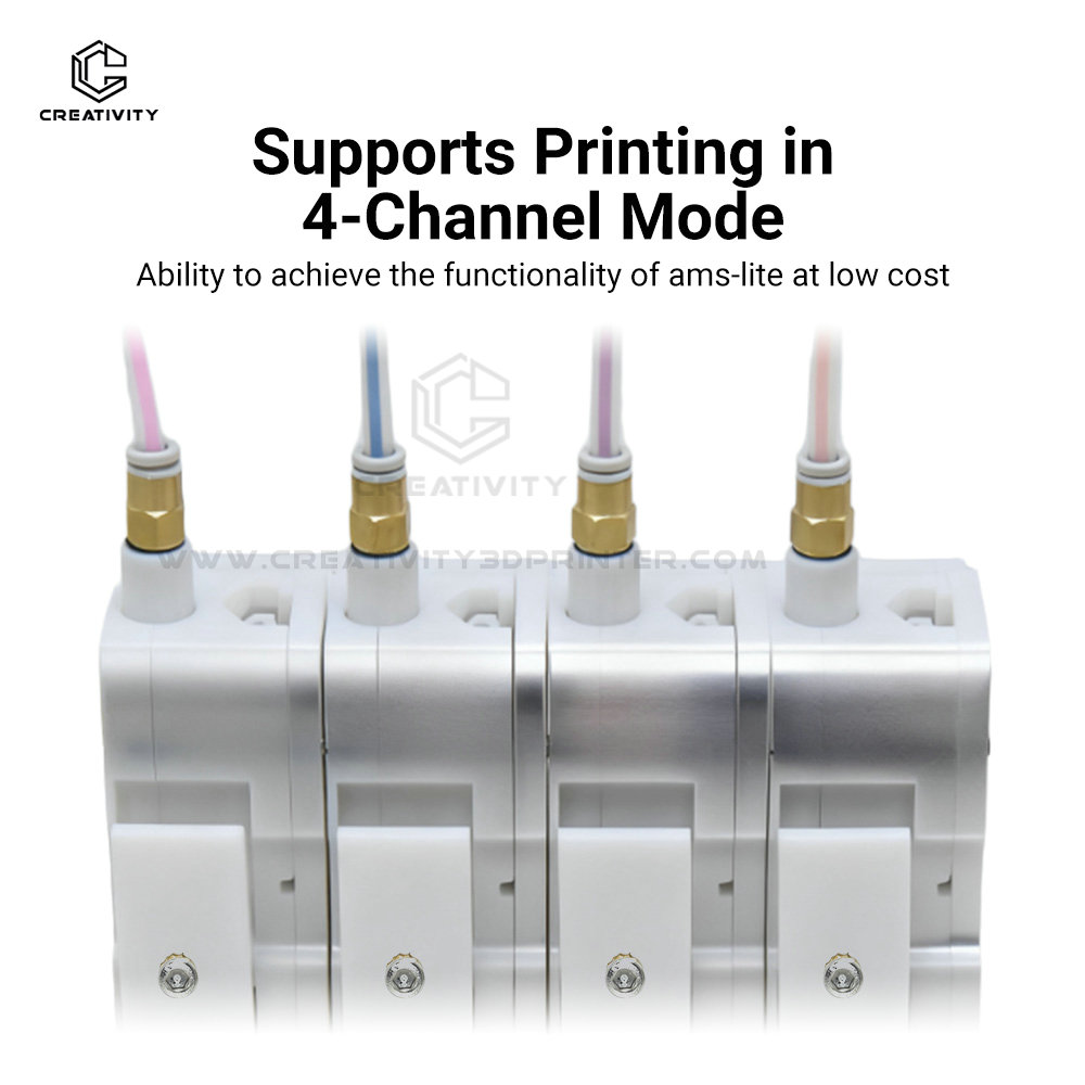 3D マルチカラー印刷 BMCU フィーダー 370C AM - 3D Printing Output のレビューと価格
