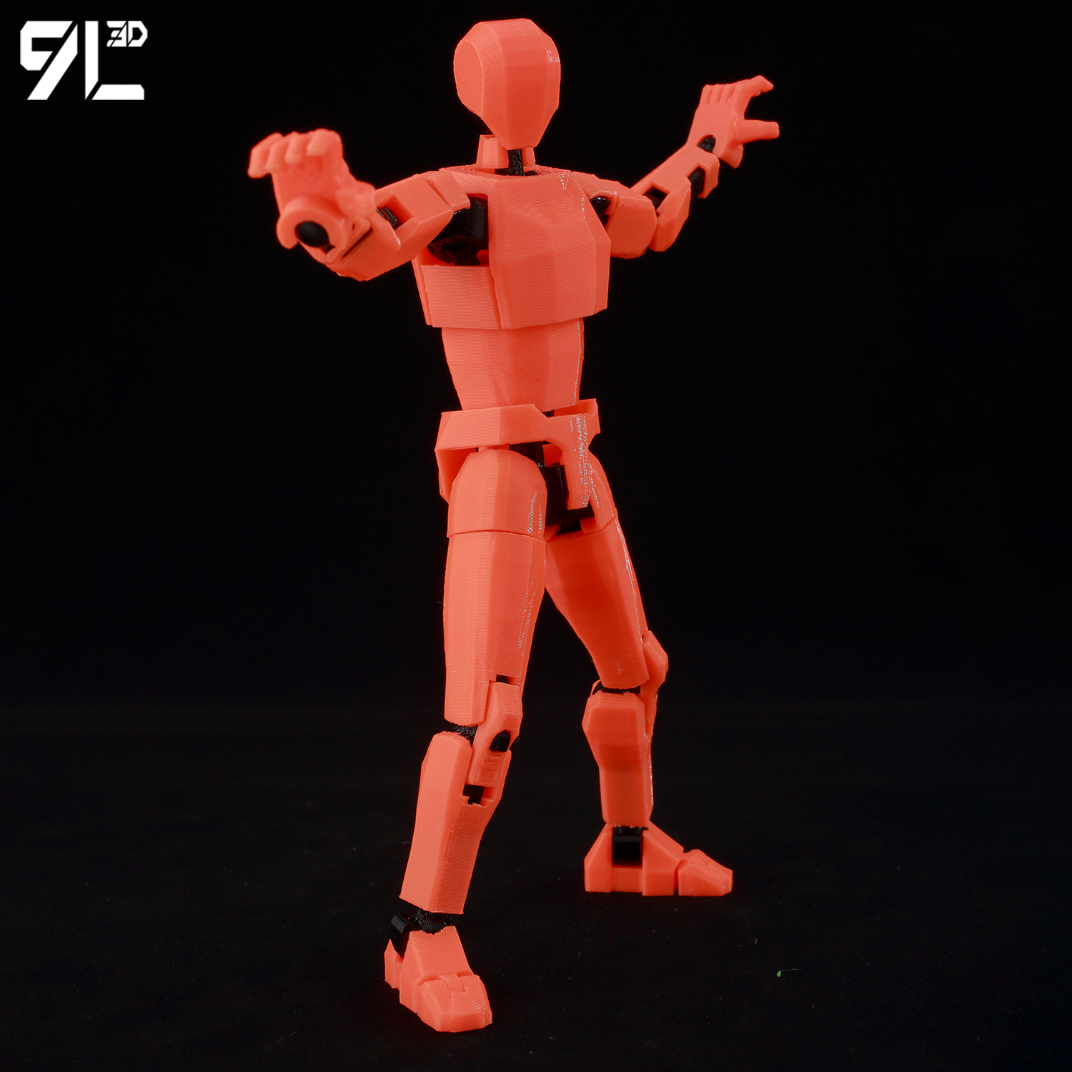 9L 3D プリント関節ダミー 13 Lucky13 フィギ - 3D Printing Laboratory のレビューと価格