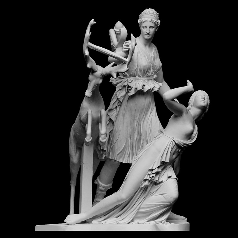 「アルテミスとエヴェチェニア」3Dプリント樹脂素材、手描きの - 3D Printing Resin のレビューと価格