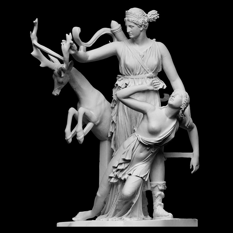 「アルテミスとエヴェチェニア」3Dプリント樹脂素材、手描きの - 3D Printing Resin のレビューと価格