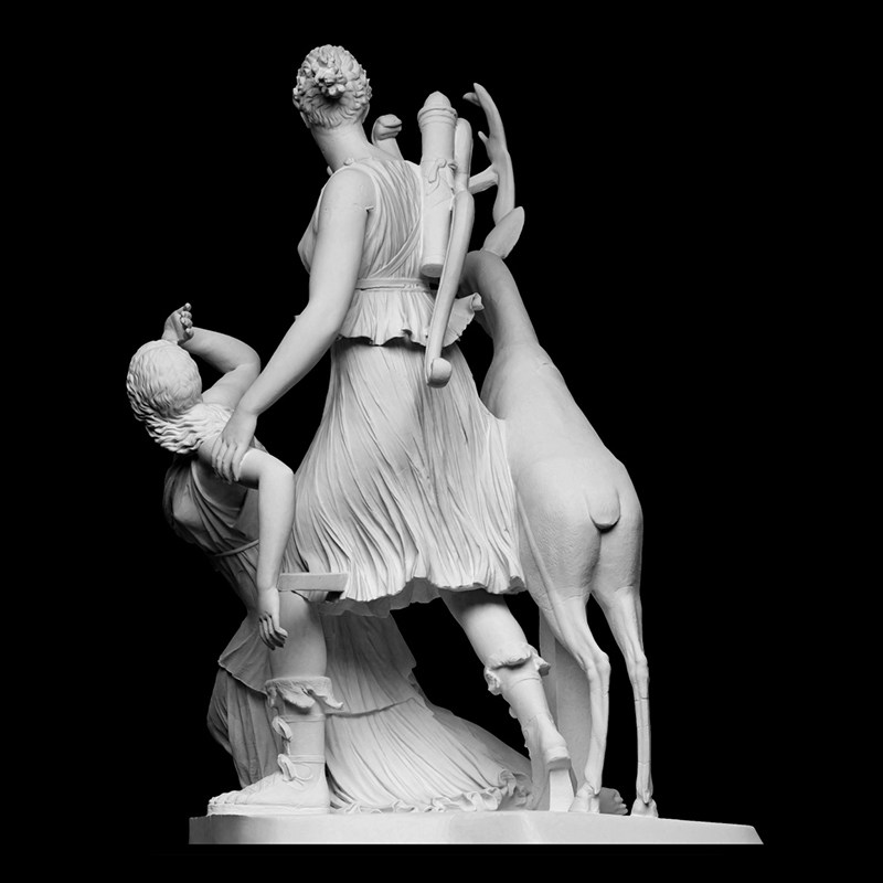 「アルテミスとエヴェチェニア」3Dプリント樹脂素材、手描きの - 3D Printing Resin のレビューと価格