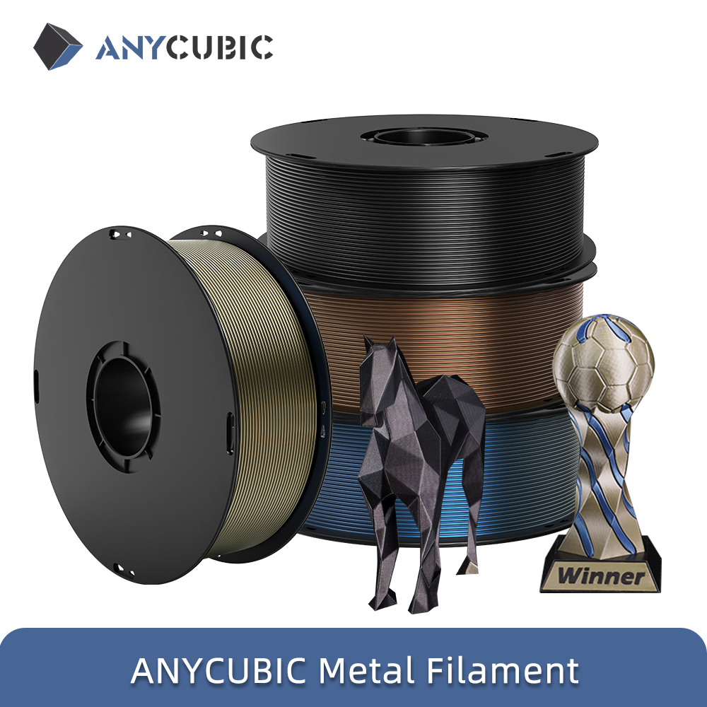 ANYCUBIC 4kg/1kg メタルフィラメント メタリ - Pla Filament 1.75Mm のレビューと価格