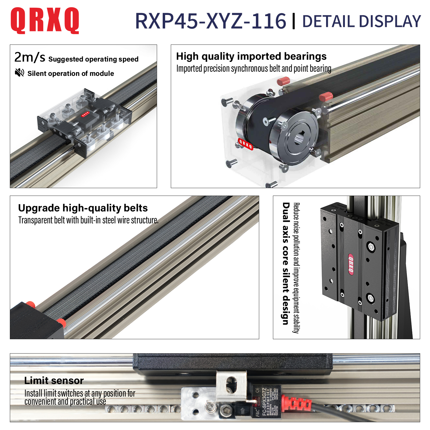 QRXQ RXP-XYZ-116 デュアルX軸ガントリークレ - 3D Printing X Axis のレビューと価格