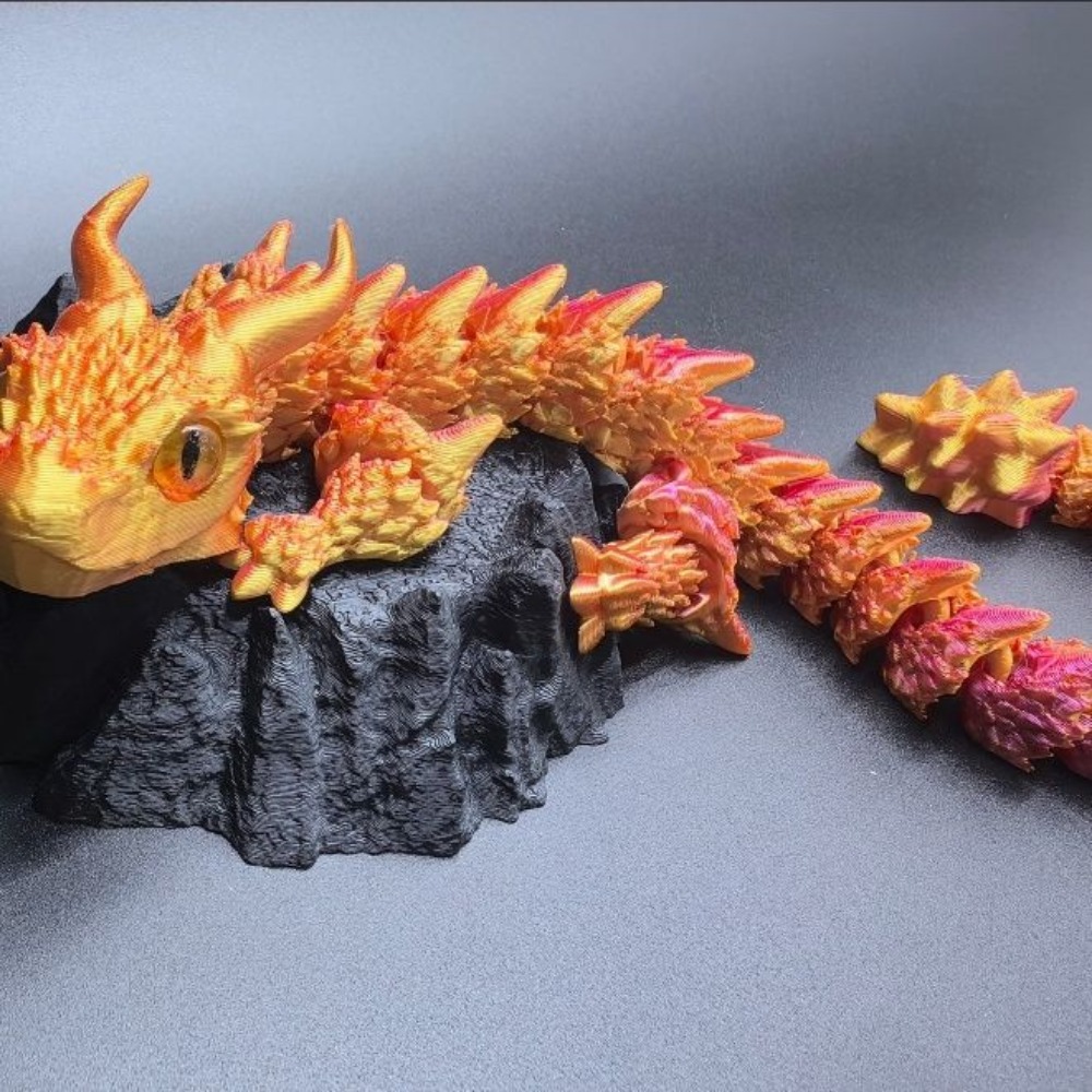 シミュレートされた目を持つ3Dプリントドラゴン、中国龍、レー - 3D Printing Dragon のレビューと価格