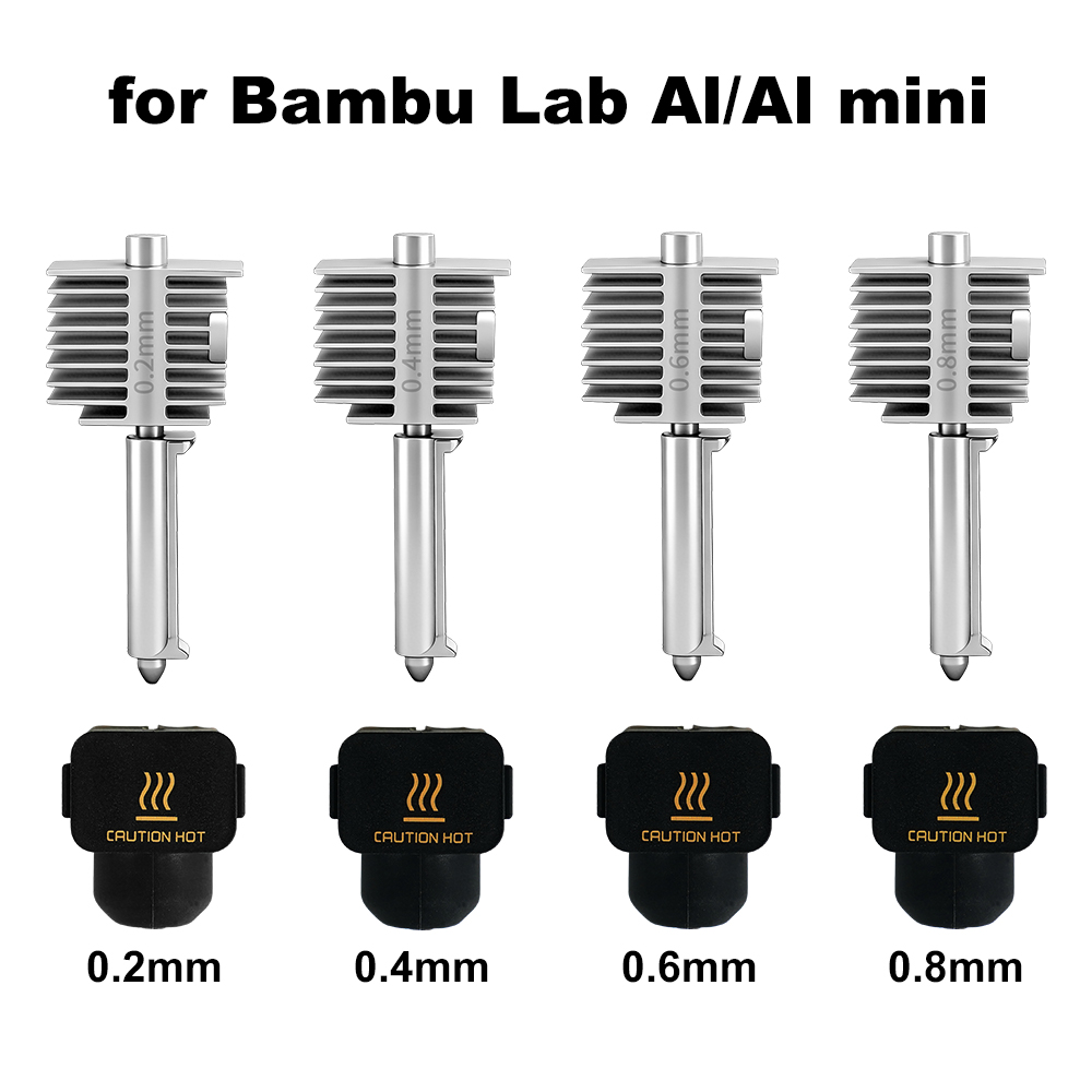 3D プリントアクセサリー A1/A1 ミニ統合ノズルホット - 3D Printing Laboratory のレビューと価格