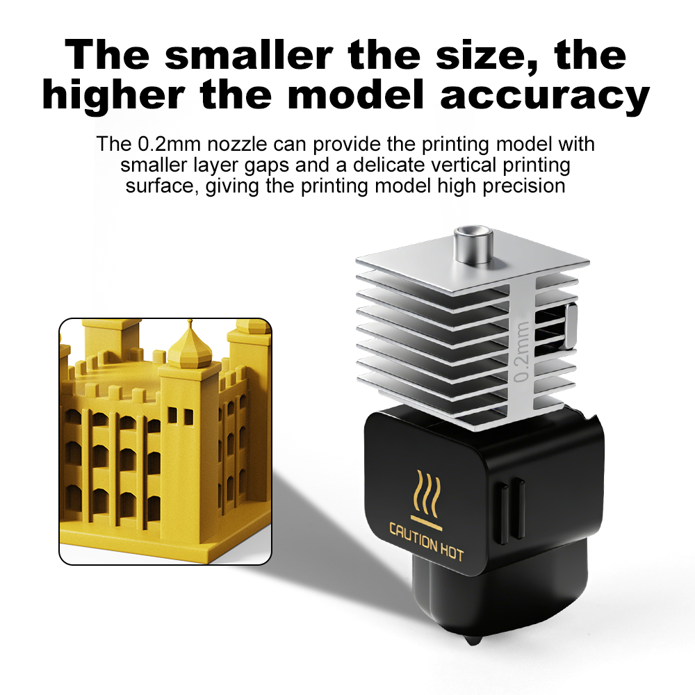3D プリントアクセサリー A1/A1 ミニ統合ノズルホット - 3D Printing Laboratory のレビューと価格