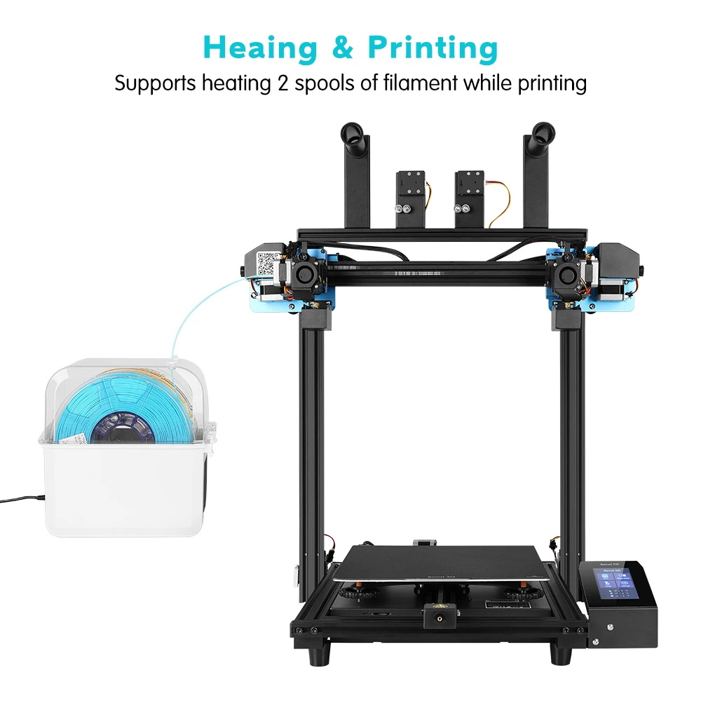 Sovol 2 ロールフィラメント乾燥機スプールホルダーフィ - 3D Printing Deck Box のレビューと価格