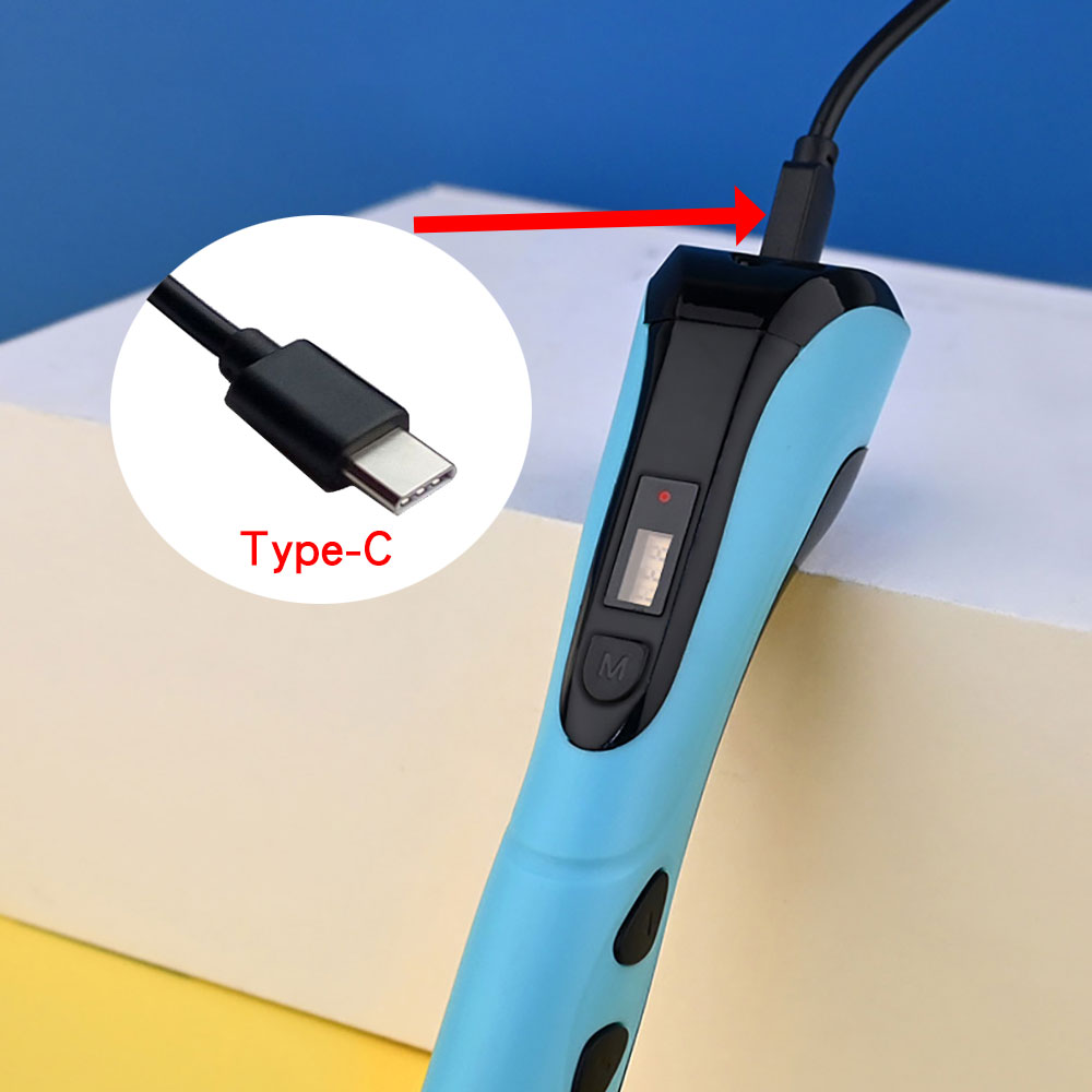 子供用3Dプリントペン 電源アダプター付き LCDスクリーン - 3D Printing Pen For Kids のレビューと価格